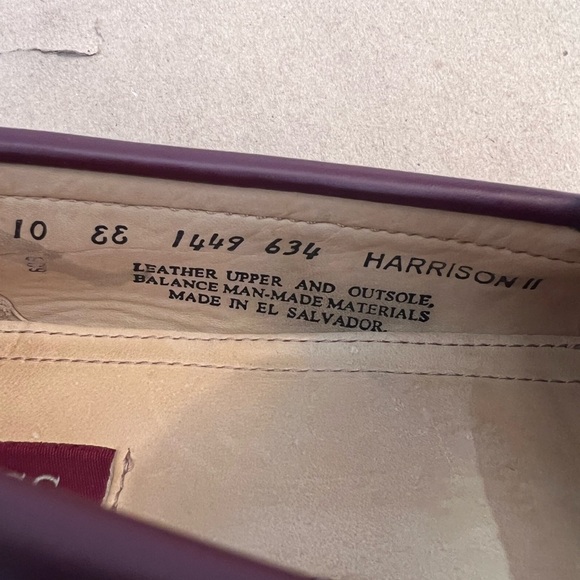 G.H Bass Burgundy Tassel Harrison II 1449 634 Penny Loafers Leather Men’s 10 - Picture 6 of 9